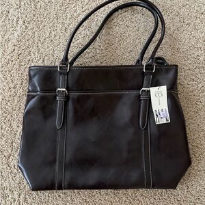 Nine & Co. Brown Tote Bag
